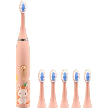 Zubní kartáček Excellent Dětský elektrický kartáček na zuby s nástavci - Králík