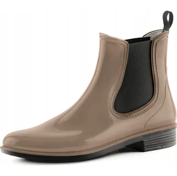 Dámské holínky Holínky dámské krátké gumové holínky dámské gumáky LMG-934 Béžová 36