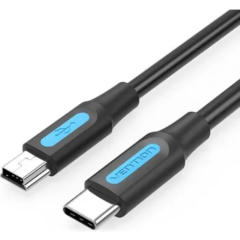 Datový kabel Vention USB-C 2.0 to Mini USB 2A Cable 1M Black