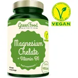 GreenFood Nutrition Magnesium Chelát + Vitamin B6 90 kapslí
