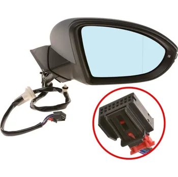 Auto-moto ACI zrcátko pro VW GOLF 13- el. sklopné s pamětí, blikačem a světlem pro nástup pro lak (13pinů) P