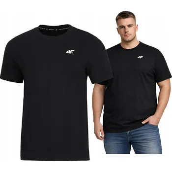 Pánské tričko 4F PÁNSKÉ TRIČKO T-SHIRT 100% BAVLNA / vel XXXXL 4XL