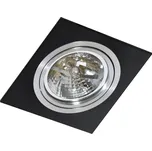 Azzardo Siro 1 Stropní podhledové svítidlo – černý hliník