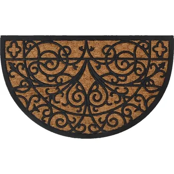 Rohožka Rohožka půlkruhová, 45x75 cm, guma a kokosové vlákno