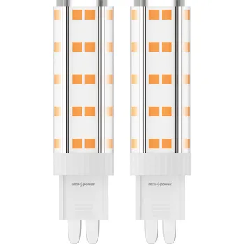 Žárovka AlzaPower LED 4.2-40W, G9, 2700K, set 2ks
