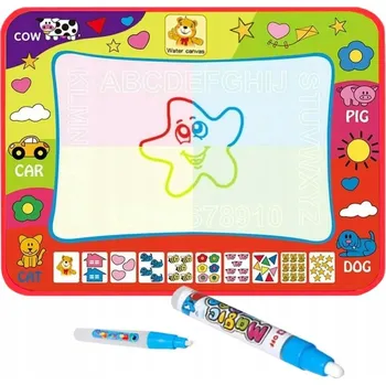 Dětské zboží Verk Kreslicí podložka s vodními fixy 80 × 60 cm Kniha