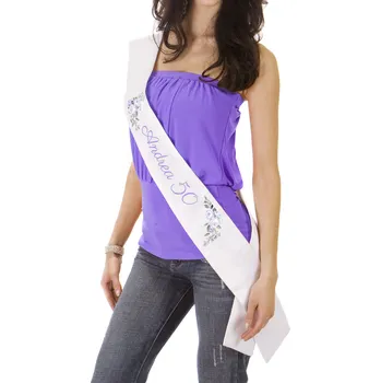 Party dekorace Narozeninová šerpa růže Barva: Zlatá