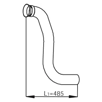 Výfuková trubka DINEX Výfuková trubka DNX 54239