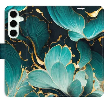 Pouzdro na mobilní telefon iSaprio Flip pouzdro Blue Flowers 02 pro Samsung Galaxy S24 FE