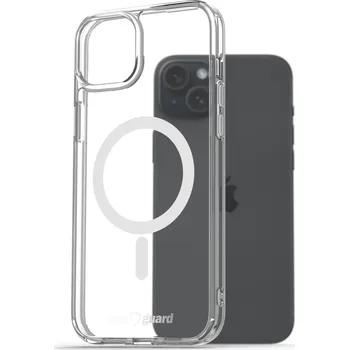 Pouzdro na mobilní telefon AlzaGuard Crystal Clear TPU Case Compatible with Magsafe pro iPhone 15 Plus