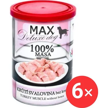 Krmivo pro psa Sokol Falco MAX deluxe krůtí svalovina bez kosti 6 × 400 g