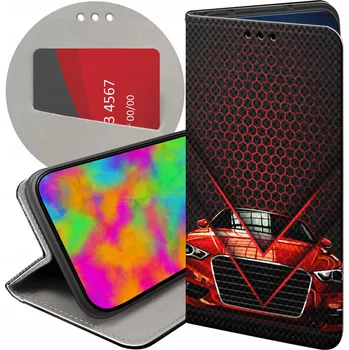 Pouzdro na mobilní telefon Flipové pouzdro Hello Case pro Apple iPhone 13 mini, červené