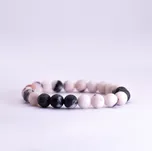Náramek z minerálů - Růžový Jaspis Zebra