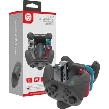 Držák na ovladač Nabíjecí stanice pro Nintendo Switch ovladače 6v1