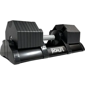 Sport IRONLIFE Nastavitelné činky 2,5 - 40 kg, hexa černé, pár