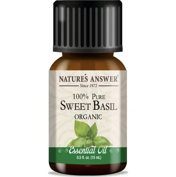 Vůně do bytu Nature's Answer Bio Sweet basil 15 ml