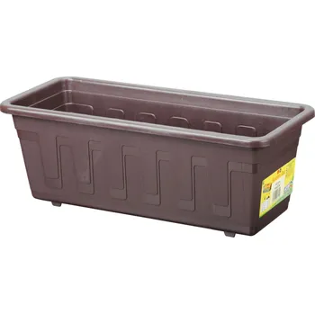 Truhlík Truhlík GARDENFLOR samozavlažovací plastový 60cm, hnědá