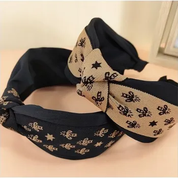 Čelenka Ecarla hnědá pin-up čelenka do vlasů