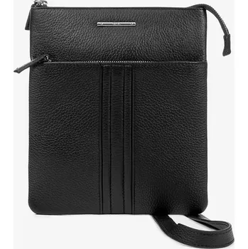 Kabelka Černá pánská kožená crossbody taška Geox - Pánské GEOX černá 2331791