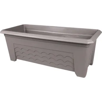 Truhlík Truhlík TERRISSIMA plastový 60x30x27cm, hnědo šedá