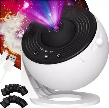 Lampička LED projektor hvězd – planetárium a noční světlo