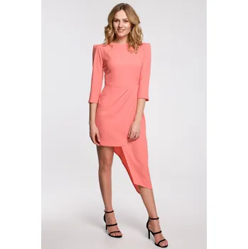 Dámské šaty Makover koktejlové šaty glamour midi velikost M