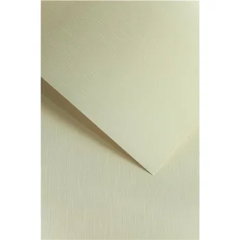 Umělecký papír Ozdobný papír A4 Batist - 180 g, sl. kost,20 listů