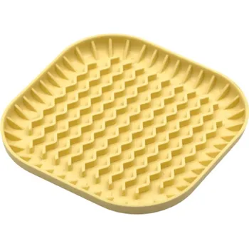 Miska pro psa Fiboo Zpomalovací podložka pro malé psy Fiboowl, yellow