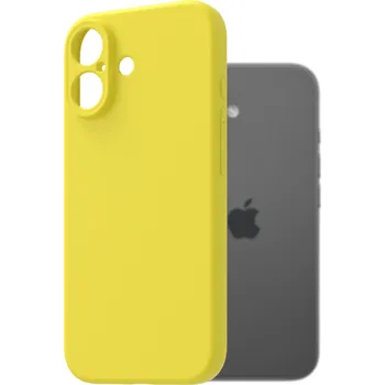 Pouzdro na mobilní telefon AlzaGuard Matte TPU Case pro iPhone 17 žlutý