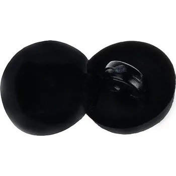 Galanterie Knoflíky Žirovnice Knoflík 1 cm pecka černá 366285F, sada 6 ks