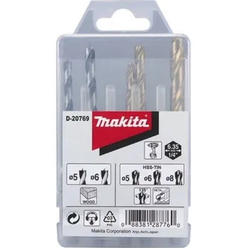 Vrták MAKITA D-20769 sada vrtáků šestihran 1/4