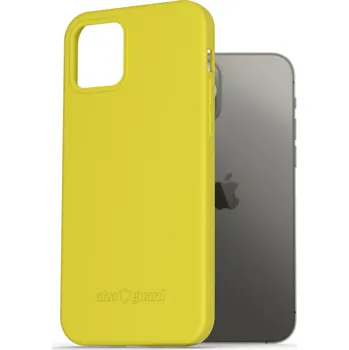 Pouzdro na mobilní telefon AlzaGuard Matte TPU Case pro iPhone 12 / 12 Pro žlutý