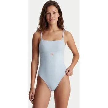 Oblečení a móda Calvin Klein Swimwear Jednodílné plavky LV00Q61217 Modrá L