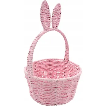 Velikonoční dekorace Papírový hnědý košík 1 ks