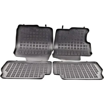 autokoberec Rezaw-Plast gumové koberečky černé s vyšším okrajem Mazda 6, 02- sada 4 ks