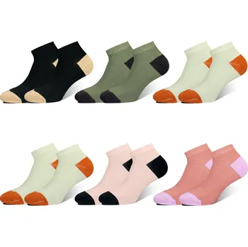 Dámské ponožky PESAIL Dámské kotnikové ponožky VW4205 6 páry Barva: Mix, Velikost: 39-42