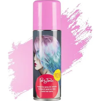 Karnevalový doplněk Arpex Sprej na vlasy - růžový, 125 ml