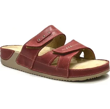 Pánská obuv Zdravotní pantofle Medistyle Albína Barva: červená, Velikost: 39