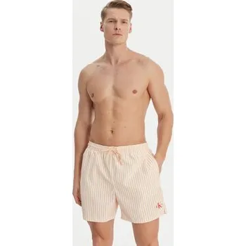 Pánská móda Calvin Klein Swimwear Plavecké šortky LV00N61045 Oranžová M