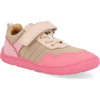 Barefoot dětské tenisky Bisgaard - Baloo Pink růžové Velikost: 35