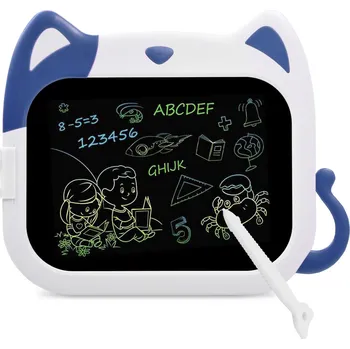 Informační tabulka Aga4Kids Kreslící tablet 10" kočka modrá