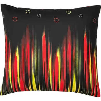 Povlak na polštářek Povlak na polštář Luka černá 70x90 cm, knoflíky