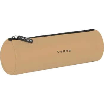 Penál Oxybag VERDE - penál etue kulaté, PU, mocca