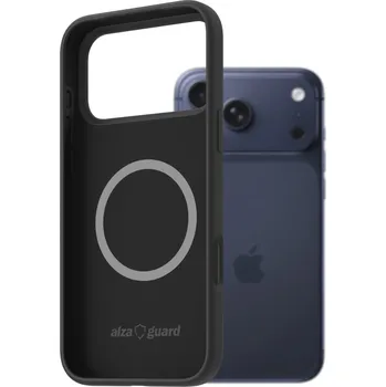 Pouzdro na mobilní telefon AlzaGuard Silicone Case Compatible with Magsafe pro iPhone 17 Pro Max černý