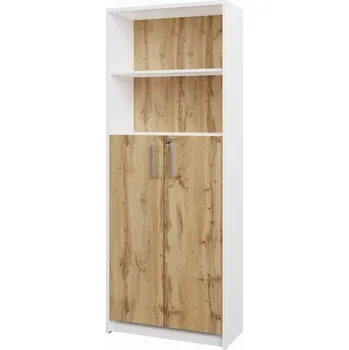 Nejlevnější nábytek Nejby Gianni uzamykatelná, bílá/dub wotan