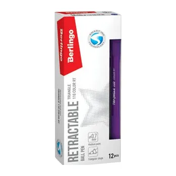 Berlingo pero kuličkové 0.7mm Triangle 110 RT color modré