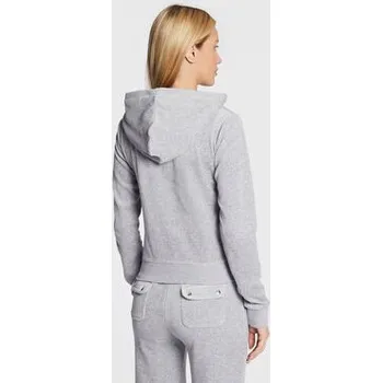 Dámské oblečení Juicy Couture Mikina Robertson JCAP176 Šedá Slim Fit XS