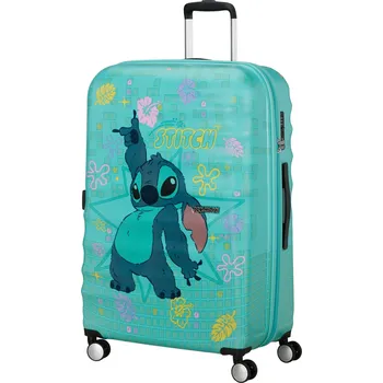 American Tourister Wavebreaker Disney Spinner 77 cm Stitch Flower