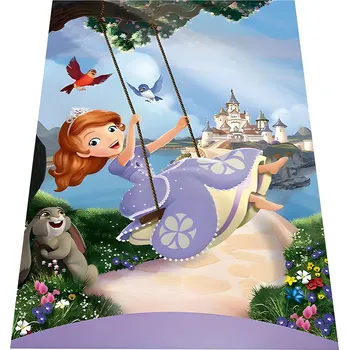 Koberec Disney Dětský kusový koberec 120x160 cm - Princezna Sofie 1 na houpačce