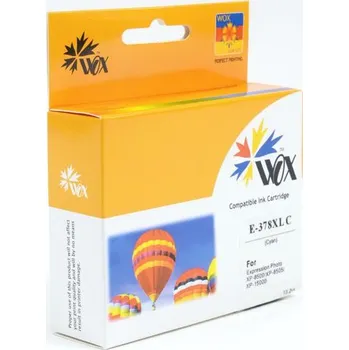 Náhradní inkoustová kazeta Wox Cyan EPSON 378XL C13T37924010 (C13T37824010)